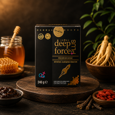 Deep Force Plus Gold Macun 240g jar