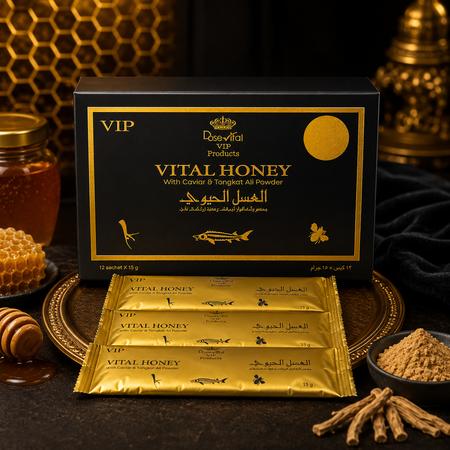 Vital Honey VIP with Caviar and Tongkat Ali, 12 sachets