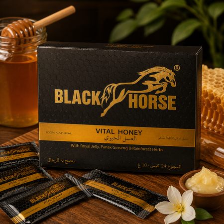 Black Horse Vital Honey, 24 × 10g